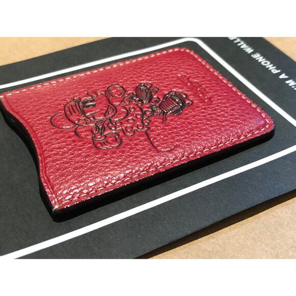 Coach Minnie Mouse Rollerskate Phone Pocket - Picture 10 of 10